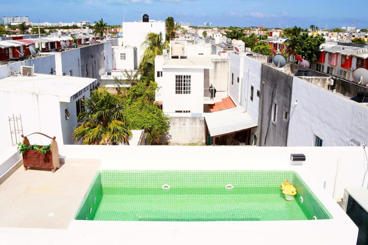Comodo Cuarto, Jacuzzi Rooftop, Ac Cancún Eksteriør billede